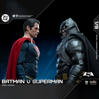 Figura de Acción de Superman Versión Henry y Batman con Armadura Pesada Dañada en Batalla de FondJoy, Escala 1/9, 19 cm/7.5 pulg