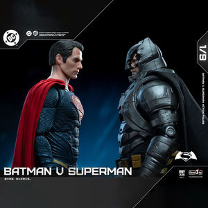 Figura de Acción de Superman Versión Henry y <span class=keywords><strong>Batman</strong></span> con Armadura Pesada Dañada en Batalla de FondJoy, Escala 1/9, 19 cm/7.5 pulg - Product Image 4