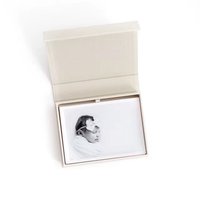 Wholesale Custom Logo Premium Fabric Covered 8X10 Wedding Baby Photography USB Gift Box Fabric Keepsake Proof Box
