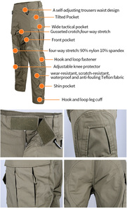 完全なセットの屋外用ユニフォーム オリーブグリーン タクティカルスーツ GEN3 - Product Image 4