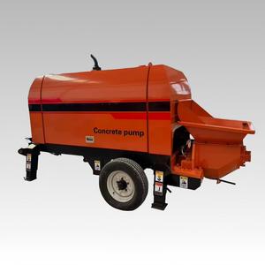 トップマイ電動トレーラーコンクリートポンプ 25-30m/h 60-160m垂直搬送＆200-300m水平搬送 河北省産 - Product Image 1