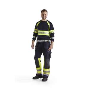 BLAKLADER - 147915148933C150 Pantalon d'artisan Multinorm Bleu Marine/Jaune-VÊTEMENTS DE TRAVAIL ANTIFLAMME EAN 7330509551608 - Product Image 3