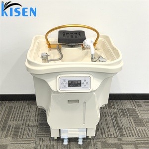 Equipo de Spa KISEN, Lavacabezas Portátil para Salón de Belleza, Lavabo para Lavar el Cabello, 80 cm de Altura, Lavabo para Champú con Dos Tanques - Product Image 5