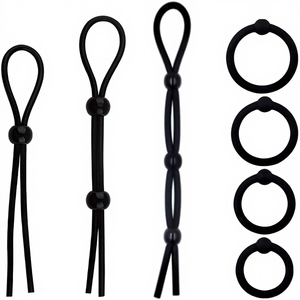 Ensemble de bagues pour couples EIROVYA, anneaux pour testicules et pénis pour des érections plus dures et plus longues, jouet sexuel érotique - Product Image 1