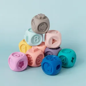 2023 Venta caliente NUEVOS bloques de goma para bebés y juguetes de construcción de modelos 0-12 <span class=keywords><strong>meses</strong></span> 2-<span class=keywords><strong>4</strong></span> años Juguete - Product Image 5