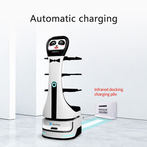 Đa Chức Năng Nhà Hàng Dịch Vụ Thực Phẩm Giao Hàng Robot LDS Slam + Vslam Navigation Ứng Dụng Điều Khiển Tự Động Phí 20Kg Tải Trọng 60L - Product Image 6