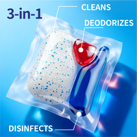 3 en 1, écologique, jetable, boîte de 28 capsules de détergent pour lave-vaisselle, utilisation immédiate, nettoyage puissant