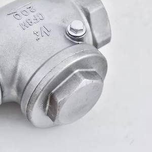 <span class=keywords><strong>Clapet</strong></span> <span class=keywords><strong>anti</strong></span>-<span class=keywords><strong>retour</strong></span> horizontal personnalisé 200PSI DN80 H14 en acier inoxydable à alésage complet pour système <span class=keywords><strong>d</strong></span>'<span class=keywords><strong>eau</strong></span> de refroidissement de climatisation - Product Image 6