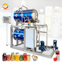 ORME Commerciële Grote Tonijn Rotatie Stoom Water Spray Pilot Retort Automatische Visblik Autoclaaf Sterilisator