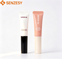 SENZESY Tube de brillant à lèvres PE écologique 10g personnalisé, conditionneur pour les lèvres, crème BB, crème pour les yeux, emballage cosmétique durable à presser
