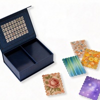 Jeu de cartes créatif, cartes de poker sociales en plastique recyclable et durable, jeu de cartes délicates, accessoires de Mahjong
