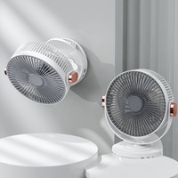 Clip Petit ventilateur de bureau Chargement USB Silencieux et pratique Bureau de 8 pouces Peut clipser Petit ventilateur