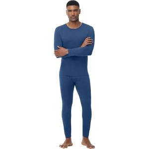 Ensemble de sous-vêtements thermiques pour homme en viscose de bambou, doux, chaud, léger, haut et bas, tailles S-XXL - Product Image 3
