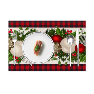 Caliente para <span class=keywords><strong>Amazon</strong></span> Lino Camino <span class=keywords><strong>de</strong></span> <span class=keywords><strong>mesa</strong></span> cuadrado y Mantel Individual para fiestas navideñas y decoración <span class=keywords><strong>de</strong></span> restaurante <span class=keywords><strong>Navidad</strong></span> disponible - Product Image 5