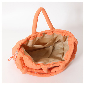 Borsa <span class=keywords><strong>a</strong></span> Tracolla Regolabile in Nylon Imbottito con Coulisse, Grande Capacità, Leggera, Borsa da <span class=keywords><strong>Donna</strong></span>, Zaino da Viaggio, Borsa Tote - Product Image 5