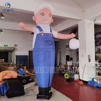 Ballon gonflable de main de vague de caractère de publicité faite sur commande Offre Spéciale d'usine