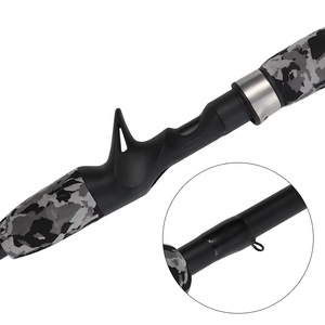 FISHINGFANS <span class=keywords><strong>Canne</strong></span> à pêche en carbone 1,8 m Action rapide Leurre 3-25g Poignée EVA <span class=keywords><strong>pour</strong></span> la pêche en mer, en bateau, en lac et en rivière - Product Image 3