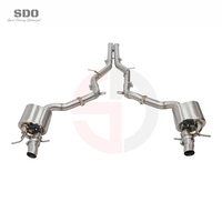 Tuyaux d'échappement Catback SD Performance pour Mercedes-Benz E63/E63S AMG W212 5.5TT 2012-2017, échappement à soupapes avec double silencieux