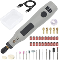 Kkmoon — mini meuleuse d'angle électrique sans fil, ensemble d'outils de perçage