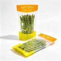Pochette transparente en plastique à fermeture éclair avec trou de ventilation, brillante, pour l'emballage de légumes, prix usine YSH, pour garder les aliments frais