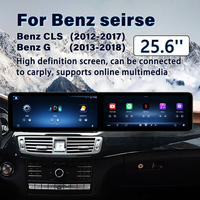 Lecteur DVD de voiture Android 1 Din 25,6 pouces, écran de voiture, Carplay, autoradio, écran tactile pour Mercedes CLA GLA C117 X156 13-19