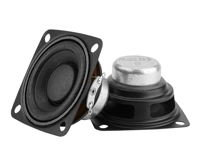 2Pcs 2 Inch Full Range Sound Amplifier Speaker Driver 4 Ohm 10W 15W 20W Radio Loudspeaker DIY For Speaker