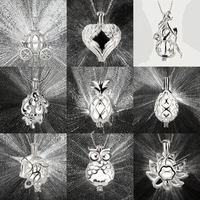 Proveedor de Alibaba, Venta al por Mayor Personalizada, Joyería de Moda Creativa y de Lujo, Dijes, Collar de Perlas de Plata de Ley 925