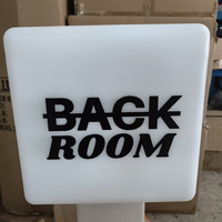 Cube Led Extérieur Rechargeable À Distance RVB Changement De Couleur Pour Exposition En Plastique Blanc 4/5 Face Led Cube Affichage Publicitaire
