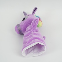Marionnette licorne personnalisée en peluche de haute qualité, jouet doux pour animal, à la main, meilleure vente