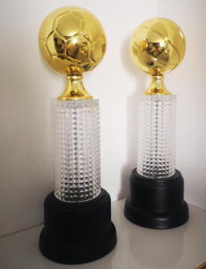 Trofeo de fútbol de plástico Shanchen, Copas de diseño personalizado en blanco, <span class=keywords><strong>Copa</strong></span> Trofeo, fabricación de medallas y trofeos de campeón de fútbol de oro - Product Image 3