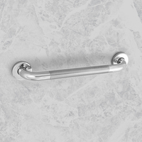 Barres d'appui modernes en acier inoxydable pour douche et toilettes, soutien pour handicapés, garde-corps en verre, salle de bains, assistance pour hôpitaux handicapés