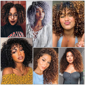 Extensiones de cabello trenzado de ganchillo Marlybob, trenzas sintéticas rizadas Afro voluminosas, accesorio de ganchillo fácil para estilos rápidos - Product Image 6