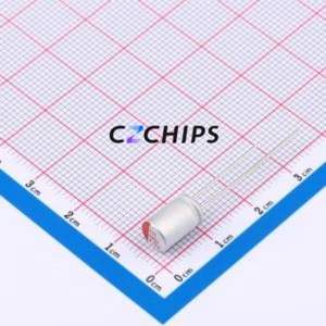 Condensador Sólido HS0Q687M0609PC, Componente de Montaje en Orificio (THT), D6.3xL9mm 680uF 20% 7.5V 2.5mm - Product Image 1