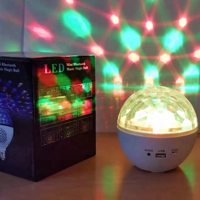 Disco Lights Remote Control Usb Night Light Star Projector Adjustable RGB MINI Blue Tooth Magic Moving Stage Light