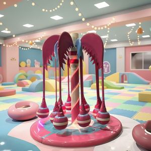 Manège Électrique Personnalisé LB-tree : Carrousel Arbre à Bascule pour Enfants, Équipement d'Amusement Intérieur pour Tout-petits - Product Image 1