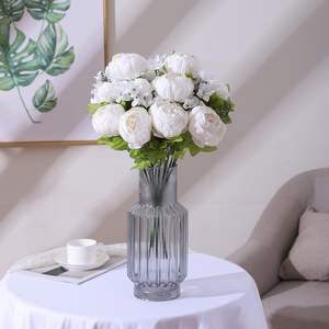 Flores de Peonía Artificiales de PU de Alta Calidad al por Mayor, Tacto Realista, para Decoración de Bodas, Hogar, Fiestas, Centro de Mesa - Product Image 6