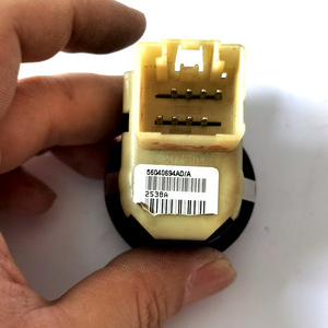 Dodge Jeep Chrysler Rearview <b>Mirror</b> Adjustment Switch 56040694AD New <b>Plastic</b> Manual Replacement Part - Product Image 1