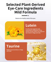 Liquide Nettoyant pour les Yeux des Animaux de Compagnie Pevet de Haute Qualité, Éliminateur de Taches de Larmes pour Chiens et Chats, Vitamines de Soutien Immunitaire, Soins Quotidiens pour Toutes les Races