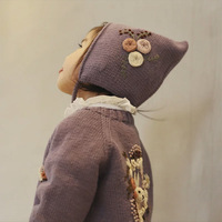 Ventes en gros de pulls et shorts en cachemire tricotés pour bébés nouveau-nés de haute qualité, automne-printemps, pour filles