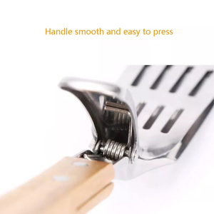 Espátula de barbacoa 2 en 1 de acero inoxidable de doble cara, pala para barbacoa, herramienta de camping, pinza para alimentos, pinzas para voltear, <span class=keywords><strong>utensilios</strong></span> de <span class=keywords><strong>cocina</strong></span> - Product Image 6