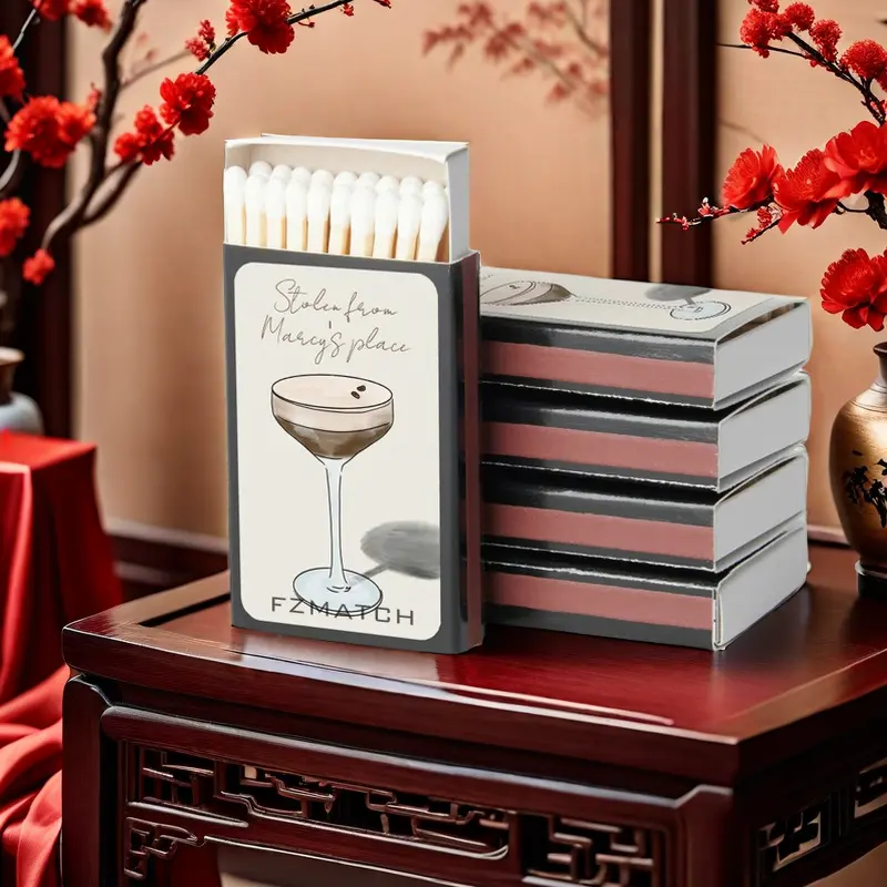 Tùy Chỉnh Quảng Cáo Khuyến Mãi Khách Sạn Matchbook Tùy Chỉnh Giấy Gậy Số Lượng Lớn Chủ In Phù Hợp Với Cuốn Sách