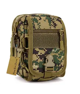 KOSTENLOSE PROBE Militärische Taktische MOLLE Telefon Beutel Taille Gürtel Tasche Pack Getriebe Messenger Schulter Sattel