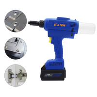 Pistolet à rivets ergonomique avec transmission par vis sans fin, 18V Li-ion, prévention de la perte de rivets, personnalisable OEM