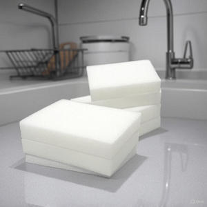 Mutfak, Banyo ve Ofisde Lekeleri Çıkarmak İçin Yüksek Performanslı Beyaz Melamin Köpük Sünger - Product Image 2