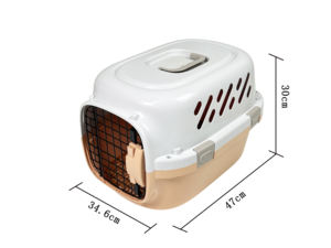 Transportador de Mascotas Portátil, Seguro y Duradero, Aprobado por Aerolíneas, de Plástico, para Gatos y Perros - Product Image 6