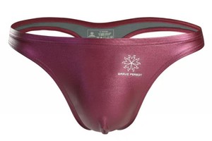 Tanga para Hombre con Cintura Elástica, Tejido de Nailon Ecológico, Talle Bajo, Patrón de Puntos, Sexy y Exótico Estilo Europeo - Product Image 5