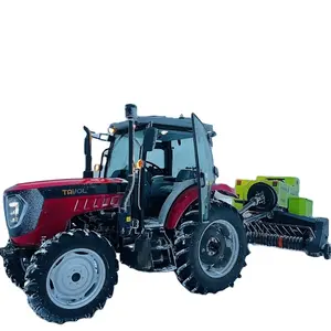 4-Rad-Antrieb 90 PS Landwirtschaftstraktor mit Kabine Mini-Traktor Preis Getriebebox Traktorzubehör 80 PS Motor