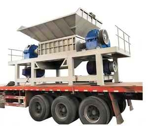 Heavy Duty Industrial Tire Shredder Machine Waste Tire <strong>Rubber</strong> Crushing <strong>Shredding</strong> Recycling Equipment for Sale - Product Image 1