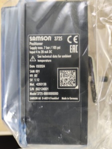 SAMSON 3725-1120000000 มีสินค้าในสต็อก ตัวควบคุมตำแหน่งแบบอิเล็กโทรนิวเมติก 3725 ของแท้และใหม่ - Product Image 4