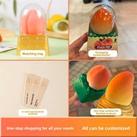 Molde de Silicona para Helado de Fresa, Mousse de Frutas, Forma 3D, Fácil Desmoldeo, Grado Alimenticio, con Caja de Empaque